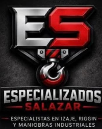 Logotipo original Especializados Salazar, especialistas en izaje, rigging y maniobras industriales